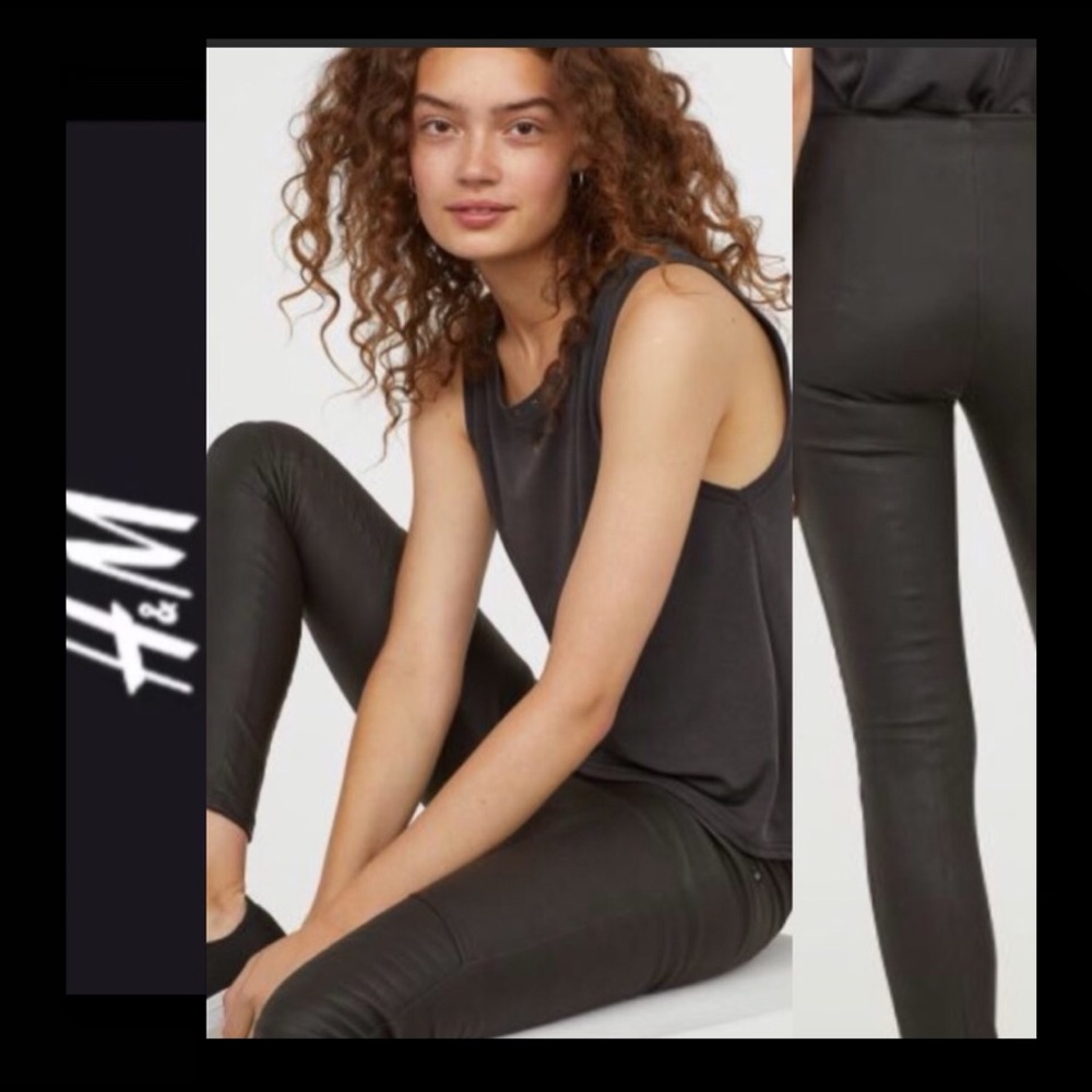 BNWT Vegan Leather Skinny Pants